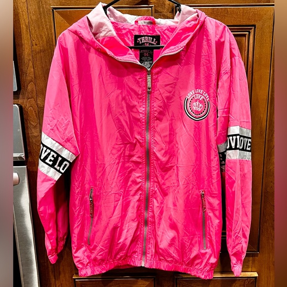 Jackets & Blazers - Thrill 94 Pink Love Jacket Size XL